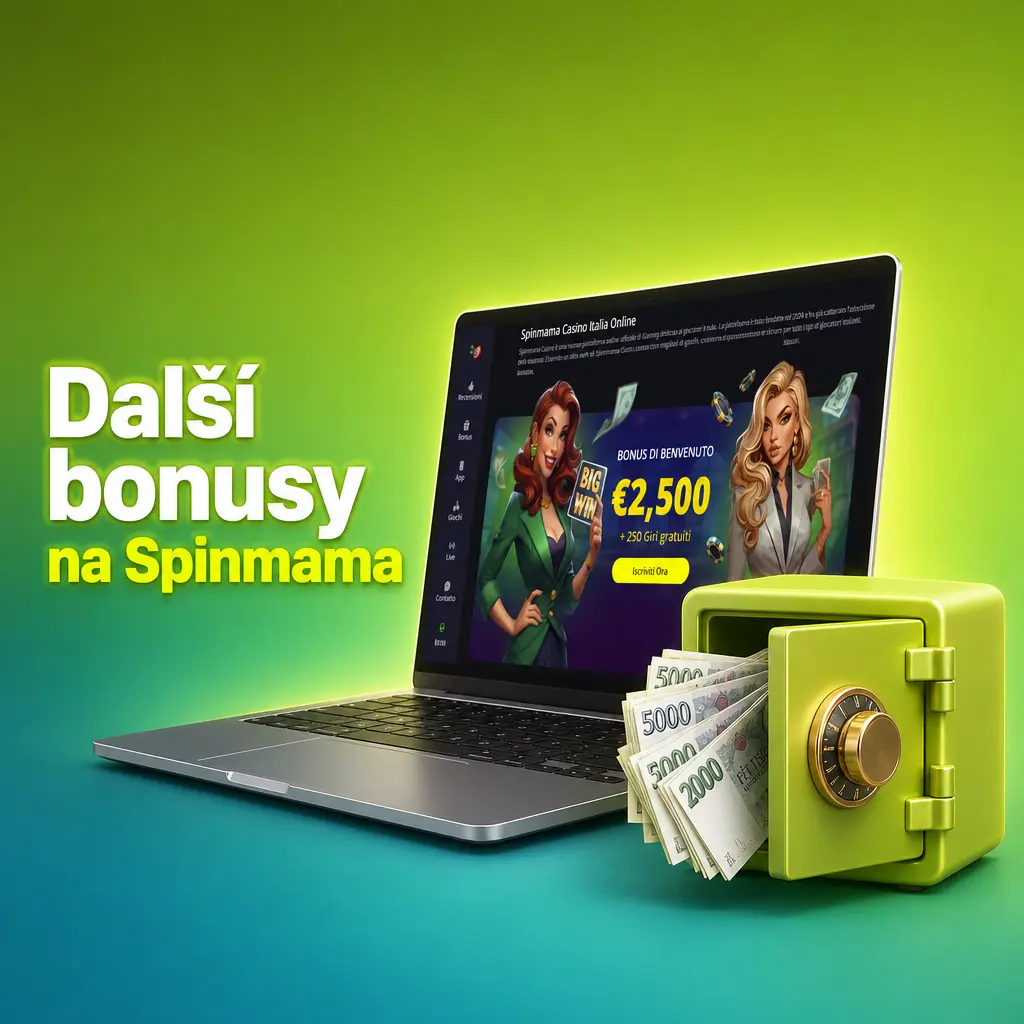 Spinmama casino: reload bonus, free spiny na Gates of Olympus, týdenní cashback a VIP program s výhodami pro hráče