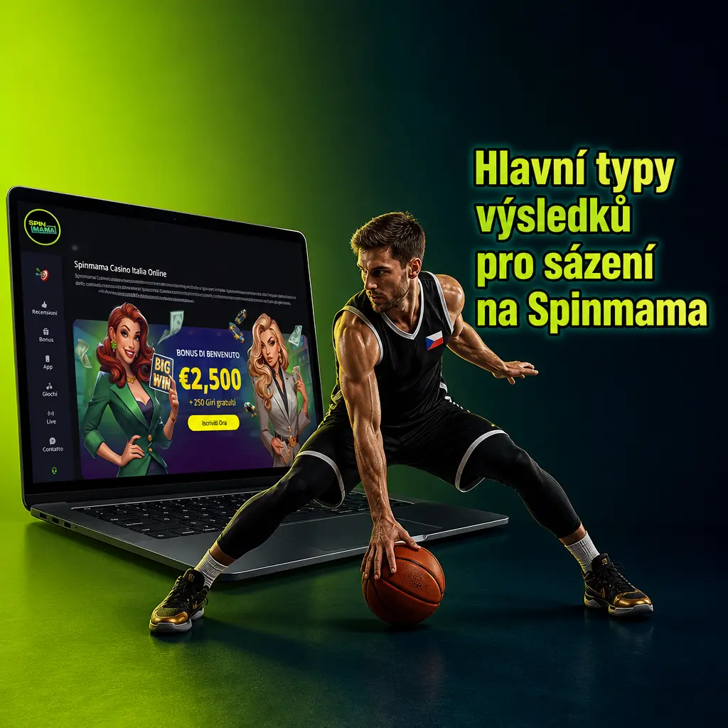 Přehled sázkových trhů na Spinmama: 1X2, Over/Under, Handicap a BTTS s příklady výpočtu výhry.