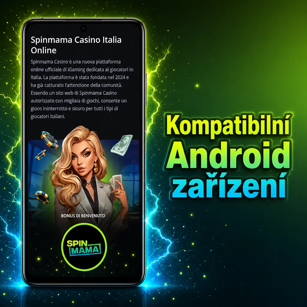Kompatibilní Android zařízení pro aplikaci Spinmama: Samsung, Xiaomi, Google Pixel, OnePlus, Honor, Motorola, realme a Huawei