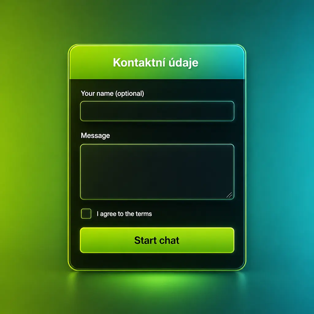 Kontaktní údaje zákaznické podpory – živý chat, e-mail, FAQ a formulář pro hráče z České republiky