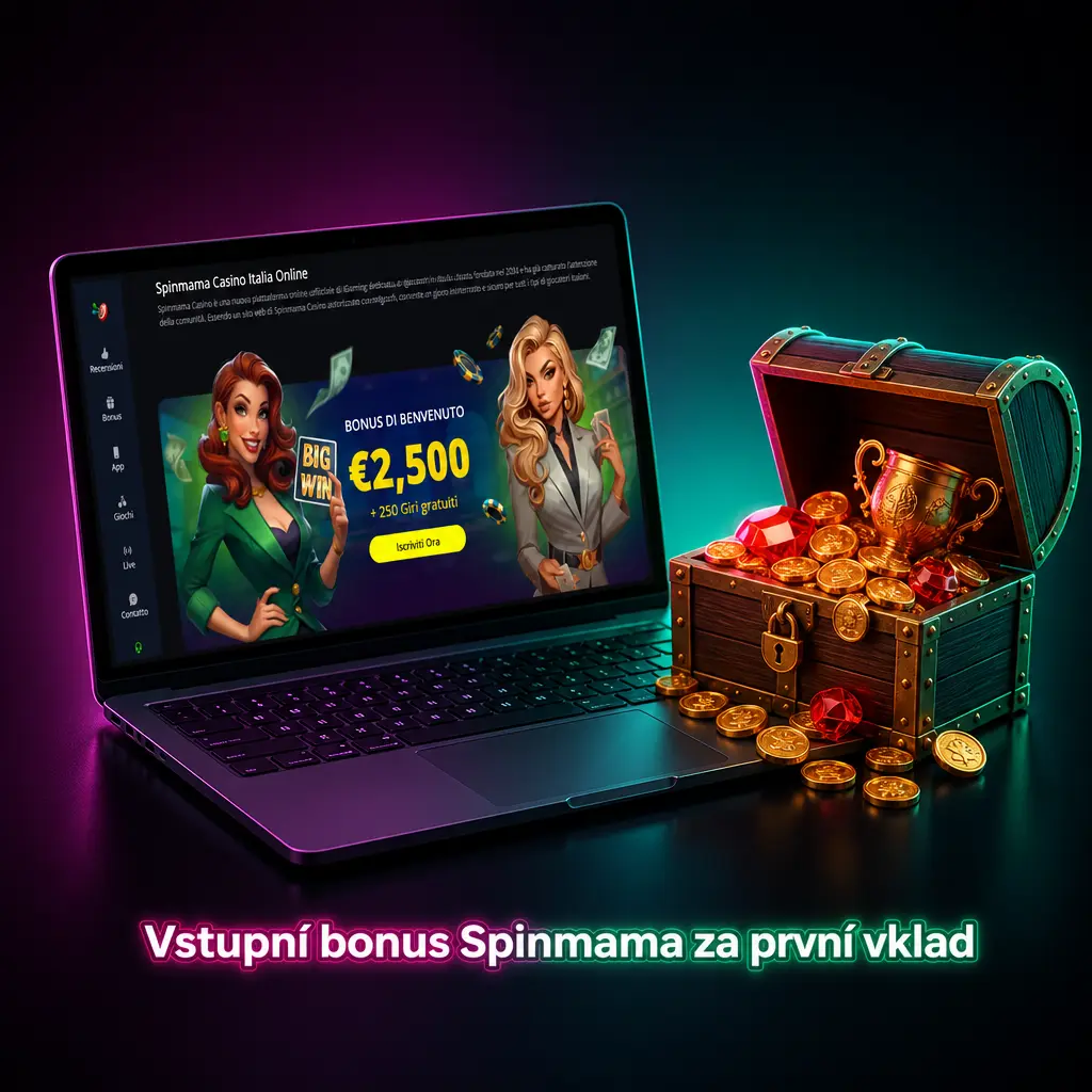 Vstupní bonus Spinmama za první vklad: až 1 500 EUR a 250 free spinů s navýšením 150 % na automaty