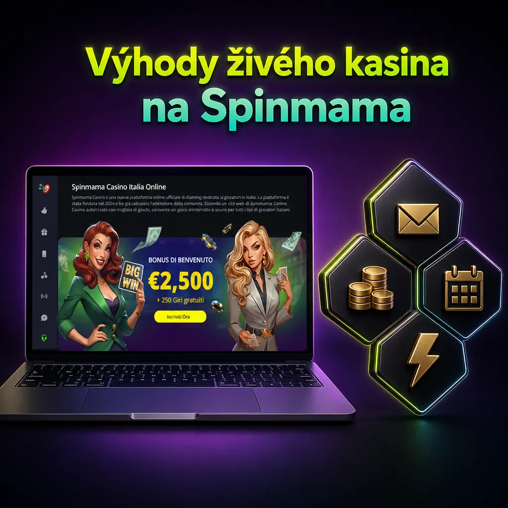 Živé kasino Spinmama: reální dealeři, rulety a karty v reálném čase s chatem a sázkami od 0,10 EUR.